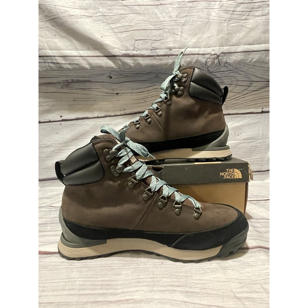 New! North Face Men Back To Berkeley IV Leather Waterproof Brown Hiking  Sz 10.5